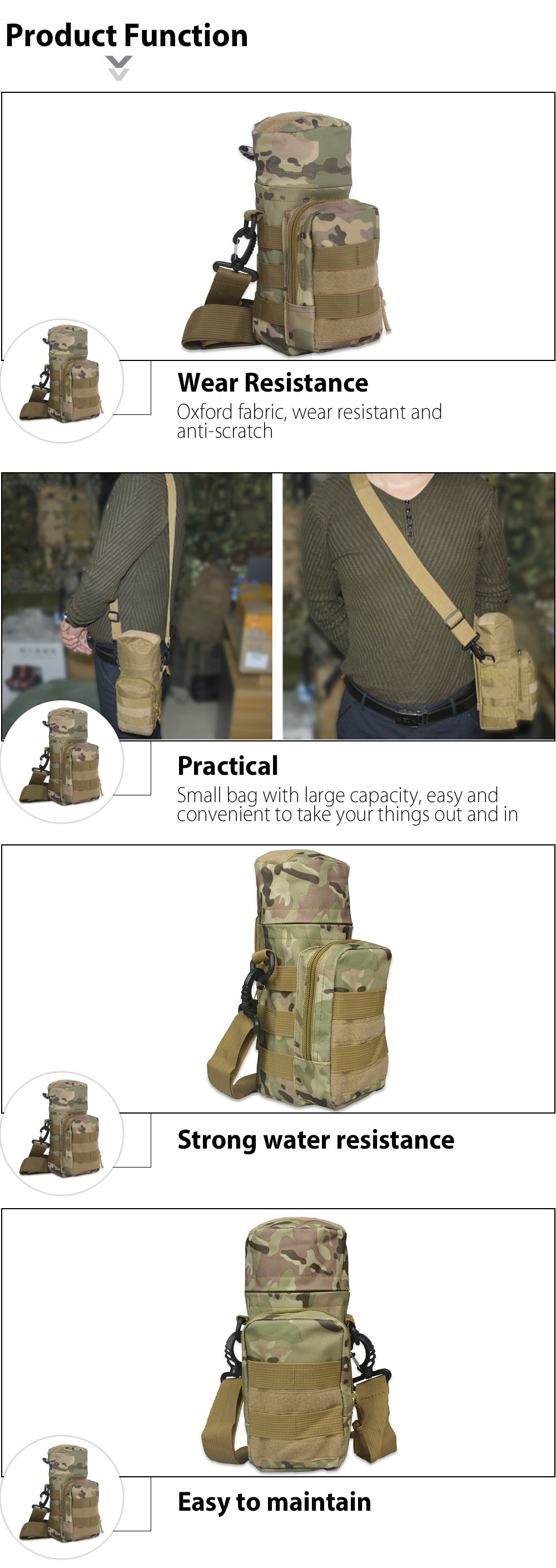 Airsoft Utility Recycle Bag Outdoor Tool Water Resistant Collection Package